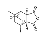 (3aS,4R,7R,7aS)-4,6-dimethyl-3a,4,7,7a-tetrahydro-4,7-(epoxymethano)isobenzofuran-1,3,8-trione结构式