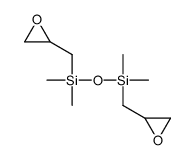 [dimethyl(oxiran-2-ylmethyl)silyl]oxy-dimethyl-(oxiran-2-ylmethyl)silane Structure