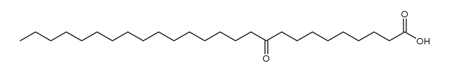 10-oxo-hexacosanoic acid结构式