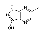 1H-Pyrazolo[3,4-b]pyrazin-3-ol,6-methyl-(6CI)结构式