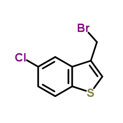 3-溴甲基-5-氯苯并噻吩结构式