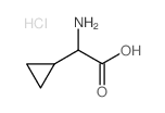 RS-2-环丙基甘氨酸盐酸盐结构式