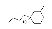 2-Cyclohexen-1-ol, 1-butyl-3-methyl- Structure