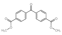 Benzoic acid,4,4'-carbonylbis-, 1,1'-dimethyl ester结构式