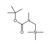 tert-butyl N-methyl-N-(trimethylsilylmethyl)carbamate Structure