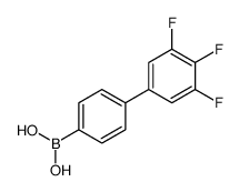 (3',4',5'-Trifluoro-4-biphenylyl)boronic acid Structure