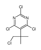 2,4,6-trichloro-5-(1-chloro-2-methylpropan-2-yl)pyrimidine Structure