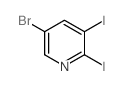 5-溴-2,3-二碘吡啶结构式