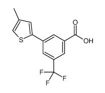 3-(4-Methylthiophenyl)-5-trifluoromethylbenzoic acid Structure