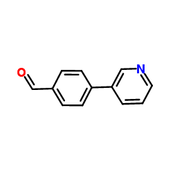 4-(3-吡啶基)苯甲醛结构式