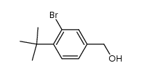 3-bromo-4-t-butylbenzyl alcohol结构式