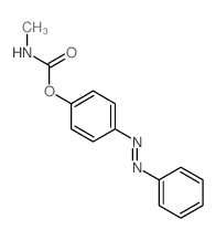 (4-phenyldiazenylphenyl) N-methylcarbamate Structure