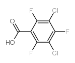 3,5-二氯-2,4,6-三氟苯甲酸结构式