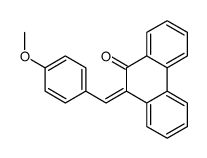 10-[(4-methoxyphenyl)methylidene]phenanthren-9-one结构式