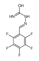 [(2,3,4,5,6-pentafluorophenyl)methylideneamino]urea Structure