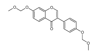7-(Methoxymethoxy)-3-(4-(methoxymethoxy)phenyl)-4H-1-benzopyran-4-on Structure