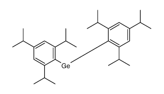 bis[2,4,6-tri(propan-2-yl)phenyl]germane Structure
