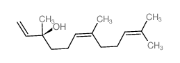 S-(Z)-3,7,11-三甲基-1,6,10-十二烷三烯-3-醇结构式