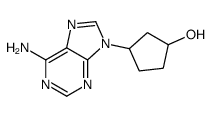 3-(6-amino-9H-purin-9-yl)-cyclopentanol Structure