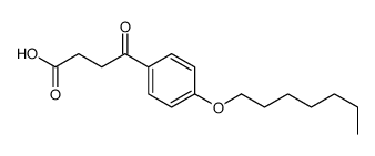 4-[4-(庚氧基)苯基]-4-氧丁酸结构式