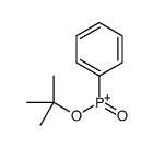 (2-methylpropan-2-yl)oxy-oxo-phenylphosphanium Structure