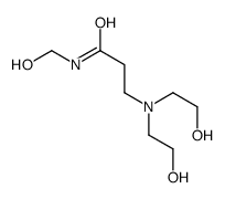 3-[bis(2-hydroxyethyl)amino]-N-(hydroxymethyl)propanamide Structure