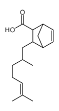 2-(2,6-dimethylhept-5-enyl)bicyclo[2.2.1]hept-5-ene-3-carboxylic acid Structure