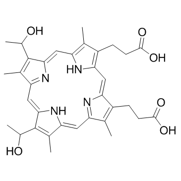 Hematoporphyrin structure