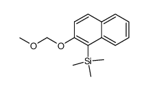 2-(methoxymethoxy)-1-(trimethylsilyl)naphthalene结构式
