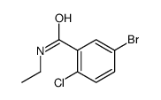 5-溴-2-氯苯甲酰胺乙酯结构式