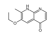 1,8-Naphthyridin-4-ol,6-ethoxy-7-methyl-(9CI)结构式