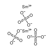 硫酸钐(III)结构式