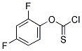 2,4-二氟苯基硫代氯甲酸酯结构式