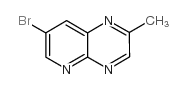7-溴-2-甲基吡啶并[2,3-B]吡嗪结构式