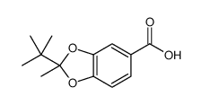2-tert-butyl-2-methyl-1,3-benzodioxole-5-carboxylic acid Structure