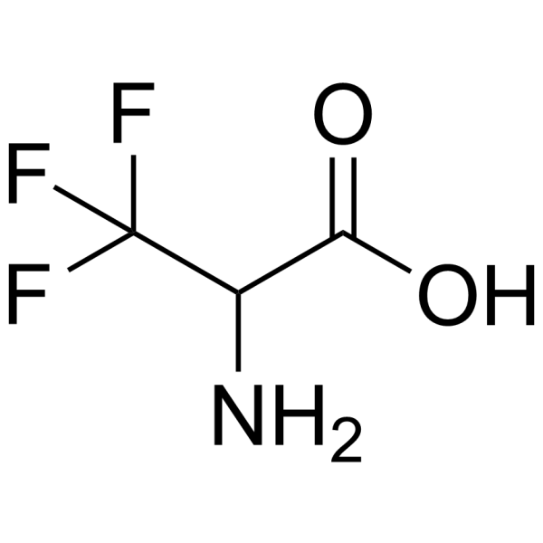 2-氨基-3,3,3-三氟丙酸结构式