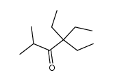 4,4-diethyl-2-methyl-hexan-3-one结构式