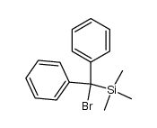 (α-bromo-benzhydryl)-trimethyl-silane结构式