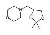 4-[[(4S)-2,2-dimethyl-1,3-dioxolan-4-yl]methyl]morpholine Structure