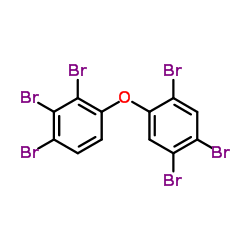 2,2,3,4,4,5-六溴联苯醚结构式