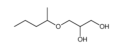 3-(pentan-2-yloxy)propane-1,2-diol结构式