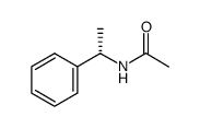 (S)-(-)-N-乙酰基-1-甲基苄胺结构式