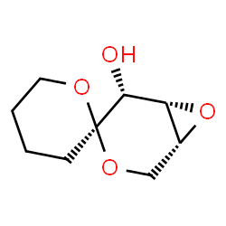 Spiro3,7-dioxabicyclo4.1.0heptane-4,2-2Hpyran-5-ol, tetrahydro-, (1.alpha.,4.alpha.,5.beta.,6.alpha.)- Structure
