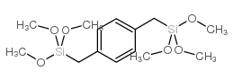 p-bis(trimethoxysilylmethyl)benzene structure