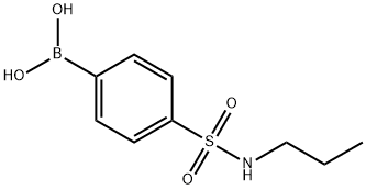4-丙氨基磺酰基苯硼酸结构式