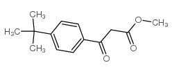 3-(4-叔丁基苯基)-3-氧丙酸甲酯结构式