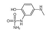 (9CI)-[2-羟基-5-(甲基氨基)苯基]-磺酰胺结构式