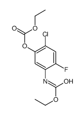 2-氯-5-[(乙氧基羰基)氨基]-4-氟苯基碳酸乙酯结构式