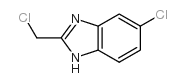 5-Chloro-2-(chloromethyl)-1H-benzo[d]imidazole Structure