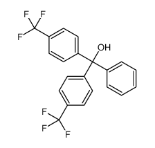 Phenylbis[4-(trifluoromethyl)phenyl]methanol结构式